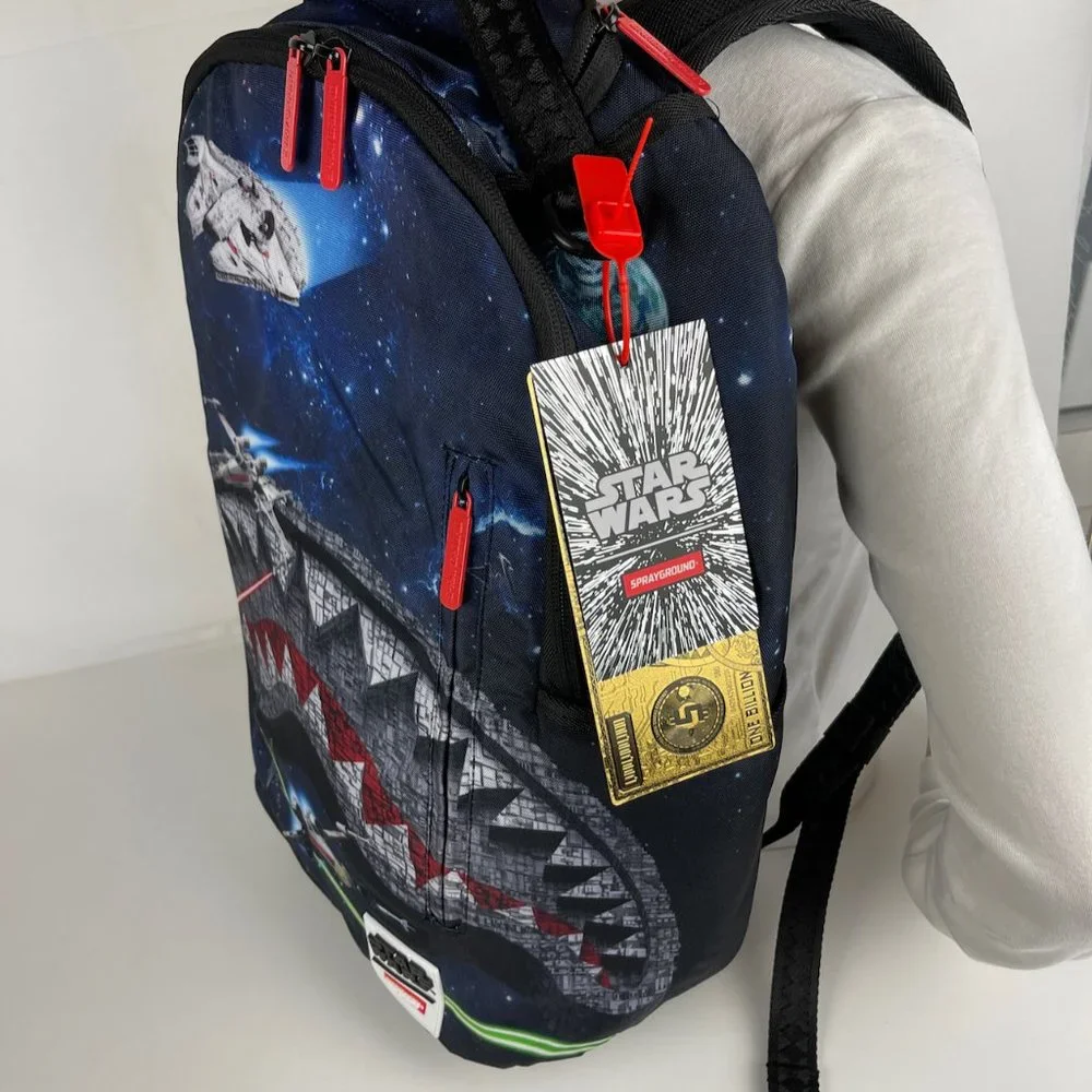 New Sprayground Star Wars Death Shark DLXV Backpack - Picture 4 of 11